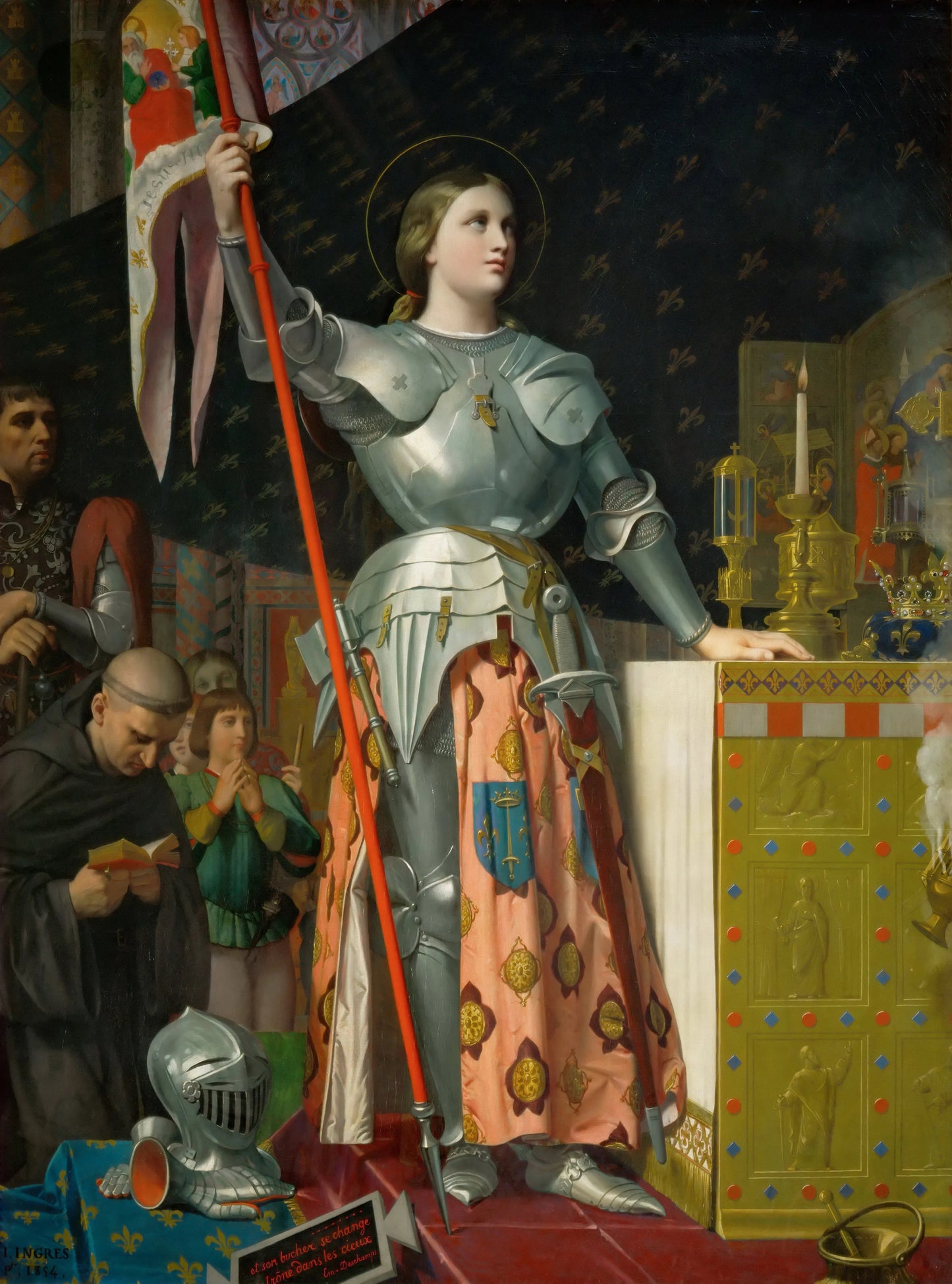 Jeanne d’Arc au sacre du roi Charles VII - Jean-Auguste-Dominique Ingres (1854)
